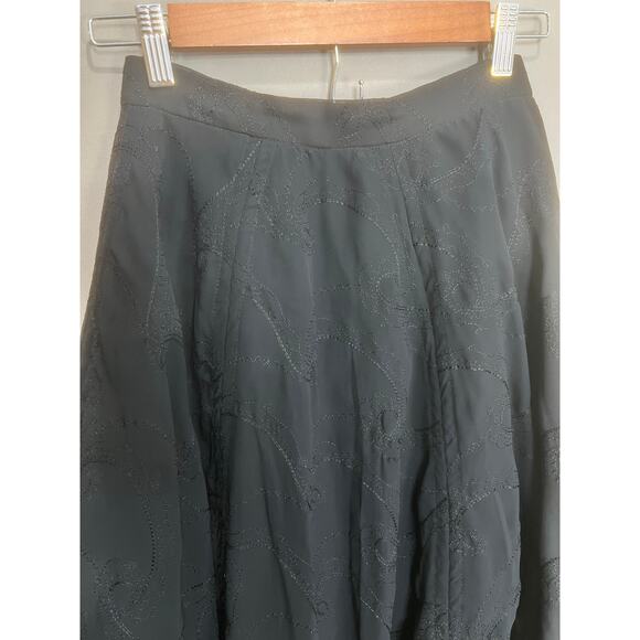 Black Peace Now Sz M Grunge Y2K Goth Skirt Japan Jirai Kei Style BPN Peasant - Picture 13 of 14